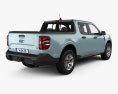 Ford Maverick 混合動力 XLT 2024 3D模型 后视图