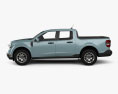 Ford Maverick 混合動力 XLT 2024 3D模型 侧视图
