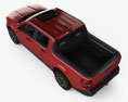 Ford Maverick Lariat 2024 3d model top view