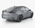 Ford Escort Titanium 2024 3D 모델 