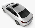 Ford Escort Titanium 2024 3Dモデル top view