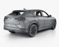 Ford Mustang Mach-E 4 з детальним інтер'єром 2023 3D модель