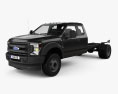Ford F-550 Super Duty Extended Cab 84CA XL Chassis 2024 3D模型
