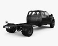 Ford F-550 Super Duty Extended Cab 84CA XL Chassis 2024 3D模型 后视图