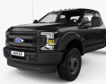 Ford F-550 Super Duty Extended Cab 84CA XL Chassis 2024 3Dモデル