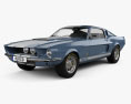 Ford Mustang Shelby GT 500 1967 Modèle 3d