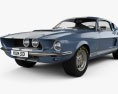 Ford Mustang Shelby GT 500 1967 Modello 3D