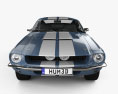 Ford Mustang Shelby GT 500 1967 3D模型 正面图