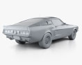 Ford Mustang Shelby GT 500 1967 3D модель