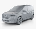 Ford Tourneo Connect Active 2022 3d model clay render