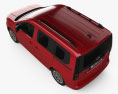 Ford Tourneo Connect Titanium 2024 3D-Modell Draufsicht
