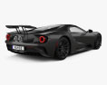 Ford GT Liquid Carbon 2024 3D 모델  back view