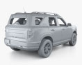Ford Bronco Sport con interni e motore 2024 Modello 3D