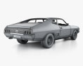 Ford Falcon GT Coupe mit Innenraum und Motor 1976 3D-Modell