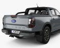 Ford Ranger Двойная кабина Sport 2024 3D модель