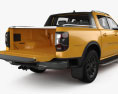 Ford Ranger Cabina Doppia Wildtrak con interni 2024 Modello 3D