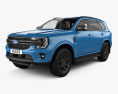 Ford Everest Sport 2024 3D 모델 