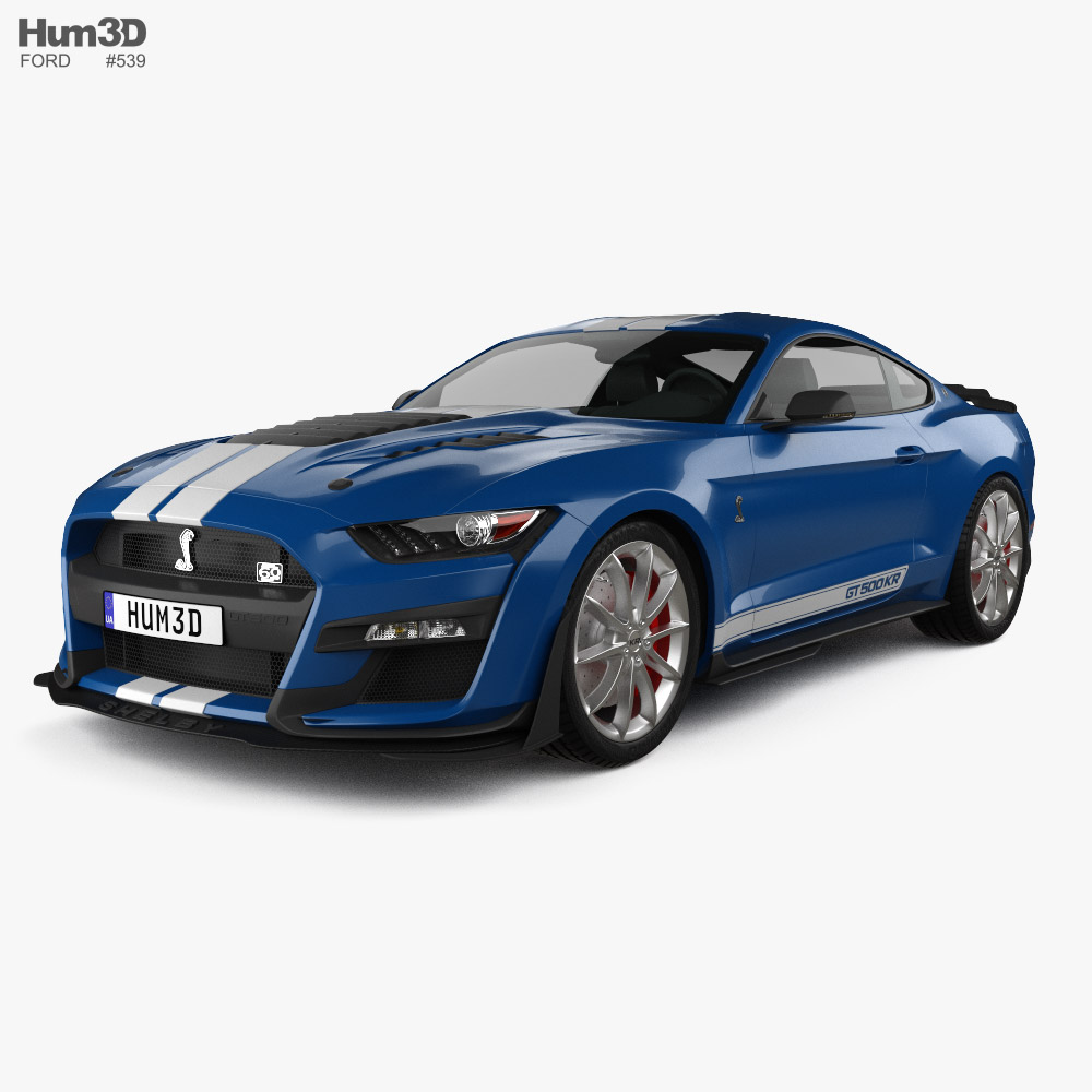 Ford Mustang Shelby GT500 KR coupe 2020 3D model