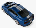 Ford Mustang Shelby GT500 KR coupé 2023 3D-Modell Draufsicht