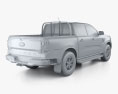 Ford Ranger ダブルキャブ XLS 2024 3Dモデル