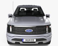 Ford F-150 Lightning Super Crew Cab 5.5ft Bed Platinum with HQ interior 2024 3d model front view