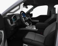Ford F-150 Lightning Super Crew Cab 5.5ft Кровать Platinum с детальным интерьером 2024 3D модель seats
