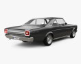 Ford Galaxie 500 coupe 1969 3D 모델  back view