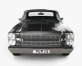 Ford Galaxie 500 coupe 1969 3D модель front view