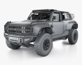 Ford Bronco Desert Racer 2024 3D модель wire render