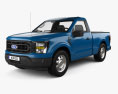 Ford F-150 Regular Cab 6.5 ft Bed XL 2024 Modello 3D