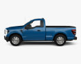 Ford F-150 Regular Cab 6.5 ft Bed XL 2024 3D 모델  side view