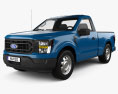 Ford F-150 Regular Cab 6.5 ft Bed XL 2024 3Dモデル