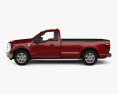 Ford F-150 Regular Cab 8 ft Bed XLT 2024 3Dモデル side view