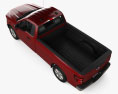 Ford F-150 Regular Cab 8 ft Bed XLT 2024 3D模型 顶视图