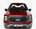 Ford F-150 Regular Cab 8 ft Bed XLT 2024 3D 모델  front view