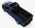 Ford F-150 Regular Cab 8 ft Bed XL 2024 3D-Modell Draufsicht