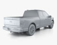 Ford F-150 Super Cab 6.5 ft Bed Lariat 2024 3D模型