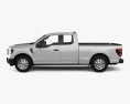 Ford F-150 Super Cab 6.5 ft Bed XL 2024 3D 모델  side view