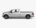 Ford F-150 Super Cab 8 ft Bed Lariat 2024 3D модель side view