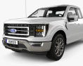 Ford F-150 Super Cab 8 ft Bed Lariat 2024 3Dモデル