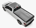 Ford F-150 Super Cab 8 ft Bed Lariat 2024 3D模型 顶视图