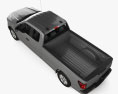 Ford F-150 Super Cab 8 ft Bed XLT 2024 3D模型 顶视图