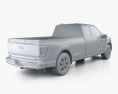 Ford F-150 Super Cab 8 ft Bed XLT 2024 3D模型