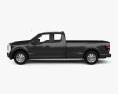Ford F-150 Super Cab 8 ft Bed XL 2024 3D 모델  side view