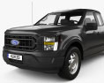 Ford F-150 Super Cab 8 ft Bed XL 2024 3D模型