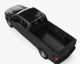 Ford F-150 Super Cab 8 ft Bed XL 2024 3D模型 顶视图