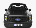 Ford F-150 Super Cab 8 ft Bed XL 2024 3D模型 正面图