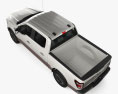 Ford F-150 Super Crew Cab 5.5 ft Bed King Ranch 2024 3D模型 顶视图