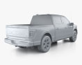 Ford F-150 Super Crew Cab 5.5 ft Bed King Ranch 2024 3D 모델 