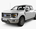 Ford F-150 Super Crew Cab 5.5 ft Bed Lariat 2024 3D-Modell